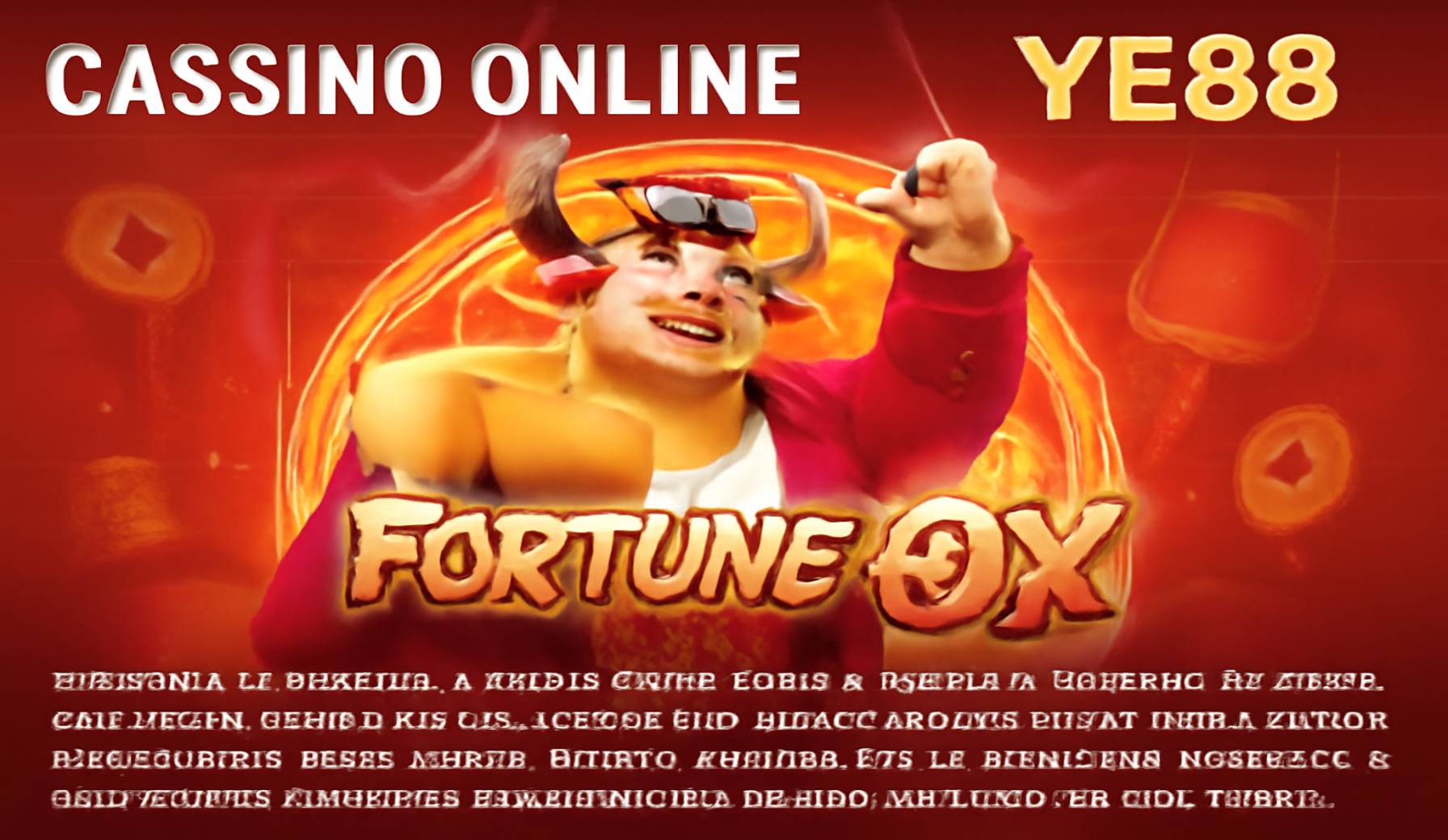 Fortune Ox no YE88 - Aposte Agora e Reivindique Seus Ganhos