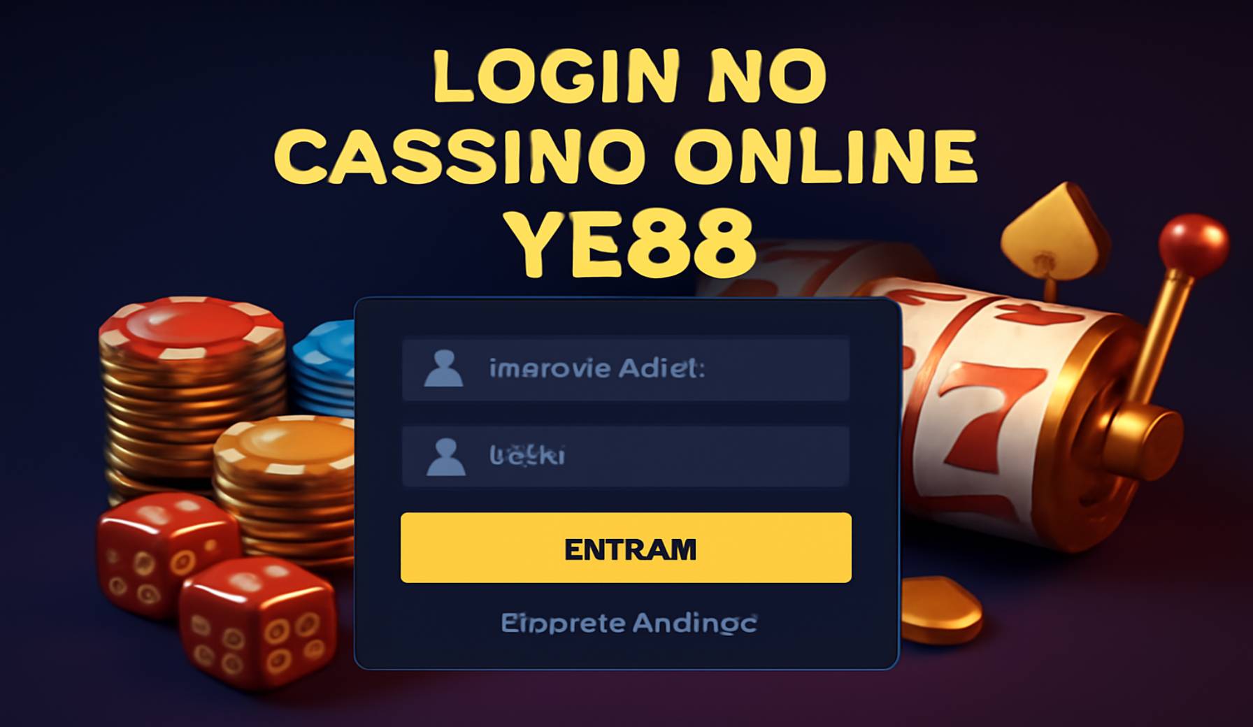 Login no Cassino YE88