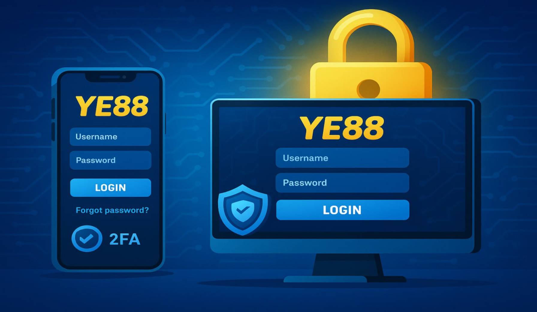 Criar uma nova Conta no plataforma YE88